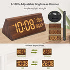 DreamSky Wooden Digital Alarm Clock - Image 6