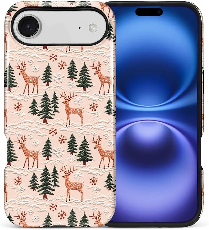 Case for iPhone 17 Air, Scratch Resistant Hybrid Double Layer Hard by Toulas