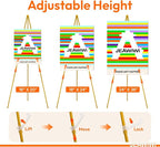 JEAWIWI 5PCS Golden Easel Stand - Image 4