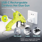 Cordless Hot Glue Gun, 20W Hot Glue Gun - Image 3