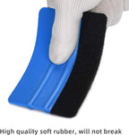 Durable Black Felt Edge Vinyl Squeegee Tool 4-Inch | Car Vinyl Film Wrapping - Image 4
