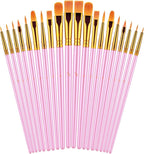 Paint Brushes Set, Oil Watercolor Acrylic Paint Brush, Artist Paintbrushes by TumblerHome