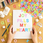1312 Pcs Foam Letter Stickers, Self-Adhesive EVA Alphabet Stickers Small 1 Inch - Image 6