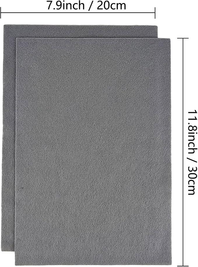 Jtnohx Color Felt, Soft Felt Sheets, 1.4mm Thick 8"x12" Handicraft Felt Fabrics - Image 3