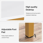 Tribesigns Modern 78.7 Inches Extra Long Computer Desk 2 Person Desk, Double - Image 7