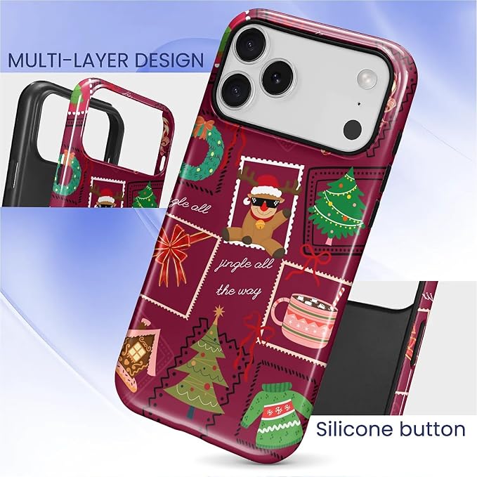 Case for iPhone 17 Pro Max, Scratch Resistant Hybrid Double Layer Hard - Image 4