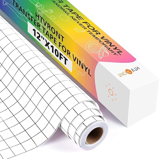 HTVRONT Transfer Tape for Vinyl, Strong Tack | For Shimmer Adhesive Vinyl - Image 8