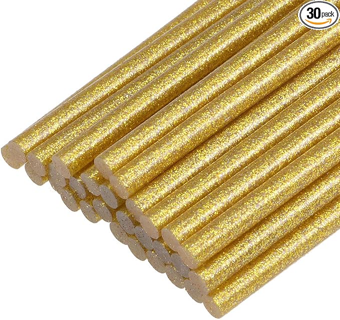 uxcell 30pcs Mini Hot Glue Gun Sticks 4-inch x 0.27-inch High Sticky Small Hot by uxcell