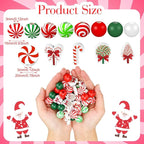 Qunclay 200 Pcs Christmas Beads - Image 2
