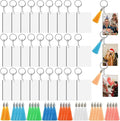 Sublimation Keychain Blanks Bulk 120 Pcs, Double Sided Sublimation Blanks by Unknown