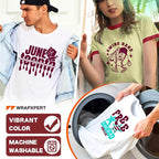 WRAPXPERT Maroon HTV Vinyl Roll-12 x35ft Iron On Vinyl - Image 4