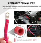 RED WOLF Waterproof Red and Black Heat Shrink Tubing Kit 270PCS, 3:1 Shrinkage - Image 2