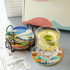 Clendo 8 Pcs National Park Diamond Art Coasters Kit - Image 6