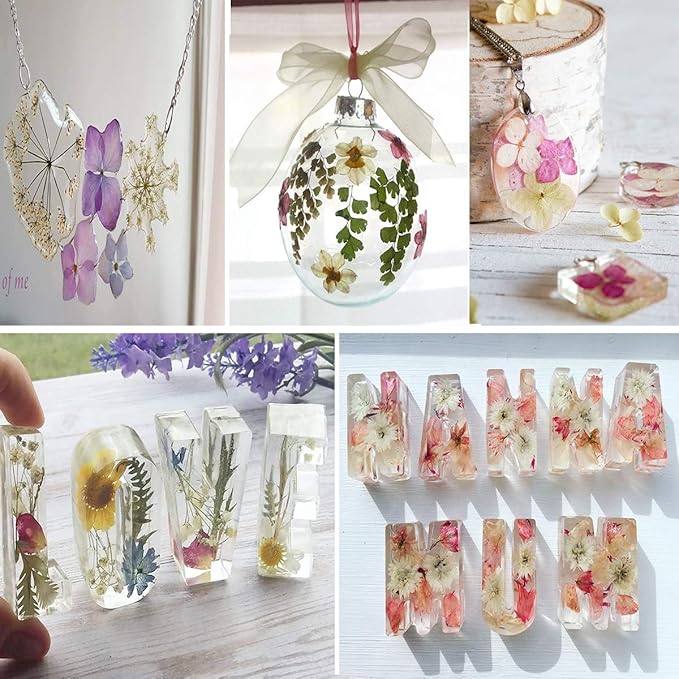 150PCS Purple Dried Pressed Flowers - Image 6