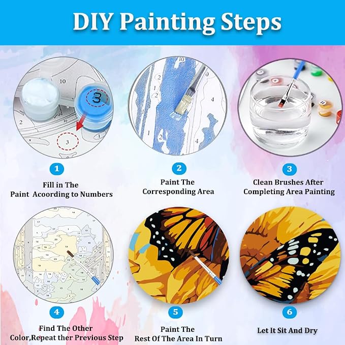 Artunion Framed Paint by Numbers Kit - Image 6
