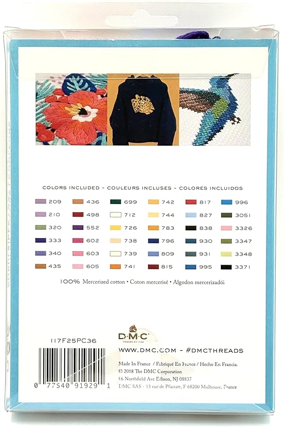 DMC 117F25-PC36 Embroidery Popular Colors Floss Pack, Colors may vary - Image 2