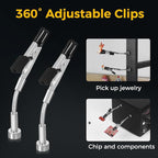 Helping Hands Clamp Metal, Adjustable Third Hand Soldering Holder Stand - Image 6