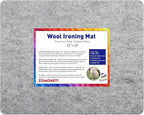 ZOMONETI 15" x 12" Wool Pressing Mat 100% New Zealand Felted Wool Ironing Mat by ZOMONETI
