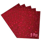 Glitter Acrylic Sheets 1/8" Thick 7.87x7.87, 5 Pack | Translucent Cast Acrylic by FaeliKnise-BringFairytoLife