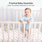 Yoofoss Baby Crib Sheets for Boys Girls, Fitted Crib Sheet 2 Pack for Standard - Image 6