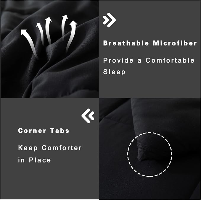 DOWNCOOL King Size Comforter Set -All Season Bedding Comforters Sets - Image 5