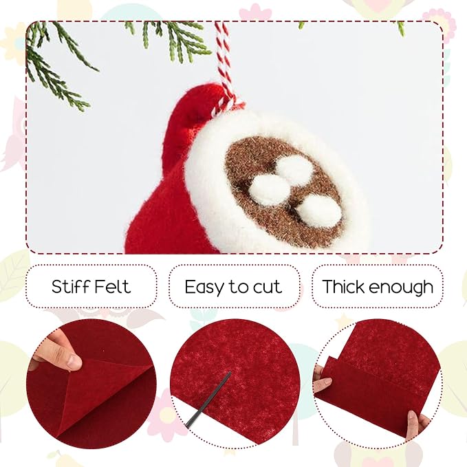 10Pcs Felt Sheets Fabric - Image 3