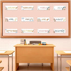 Qyeahkj Pink Bulletin Board Paper Roll Girl Blush Pink Bulletin Board - Image 5