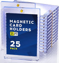 Basthalan 25ct Magnetic Card Holder, 35pt One Touch Card Holder, U-V Protectors by Basthalan