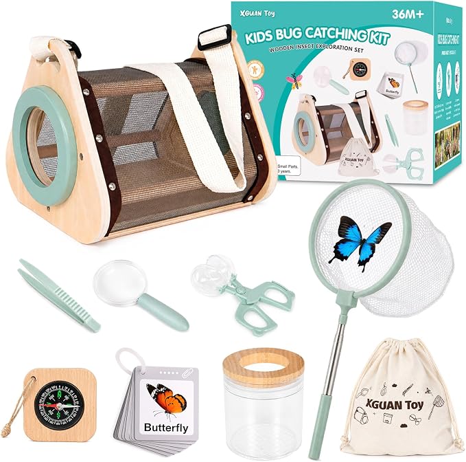 Bug Catcher for Kids, Wooden Bug Catching Outdoor Toys for Ages 4-8, STEM by Unknown
