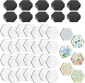 72 Pieces Round Craft Magnets Glass Ceramic Ferrite Magnet by Weewooday