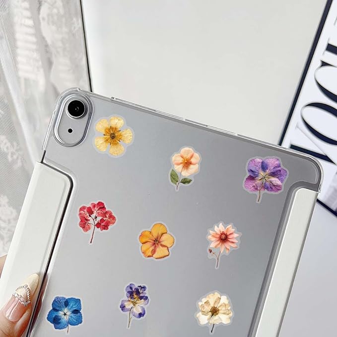Transparent Flora Scrapbook Stickers Aesthetic Flowers Stickers | Transparent & - Image 7