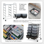BECOMFORT 10-Drawer Rolling Cart - Image 4