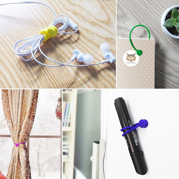 SMART&COOL Reusable Silicone Magnetic Cable Ties - Image 4