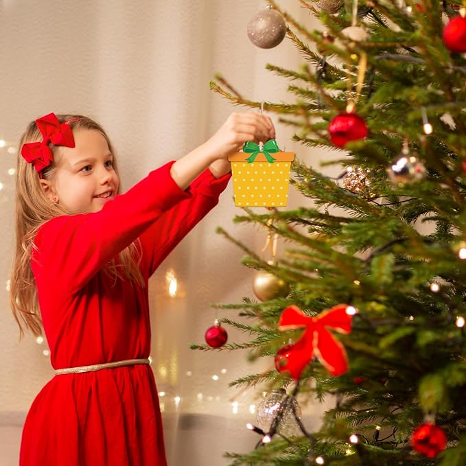 COCHIE Wooden Christmas Ornaments to Paint - Image 5