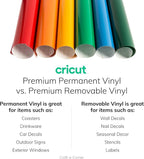 Cricut Premium Removable Vinyl, No-Residue Easy Removal up to 2 Years, - Image 6