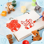 Marspark 66 Pcs Small Stencils for Crafts Reusable 3 Inch Stencils for Painting - Image 5