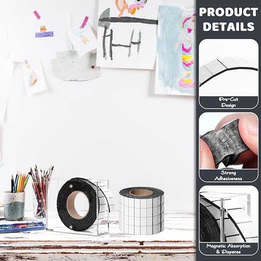 5 Roll Double Sided Foam Tape Squares - Image 3