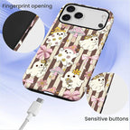 Case for iPhone 17 Pro, Scratch Resistant Hybrid Double Layer Hard Shell，Cute - Image 4