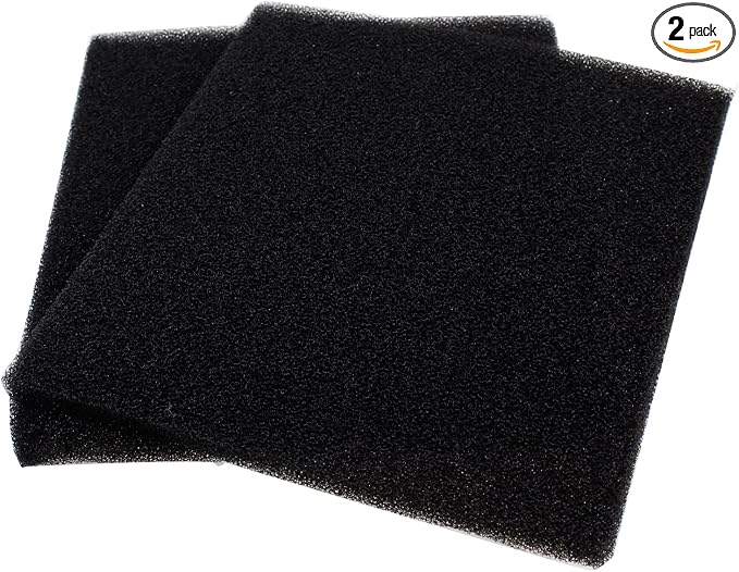 AQUANEAT 2 Pack Aquarium Bio Sponge Filter Media Pad Cut-to-Size Open Cell Foam by Aquaneat