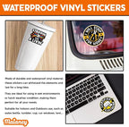 MAIANEY Funny Electrician Stickers Pack – Waterproof Vinyl Decals - Image 3