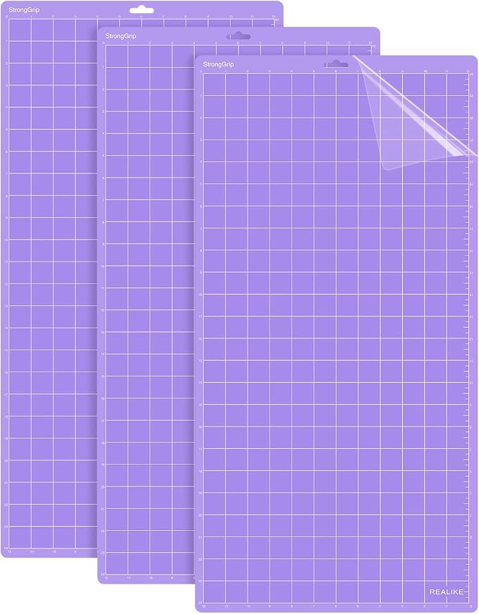 REALIKE SrongGrip Cutting Mat for Silhouette Cameo 5/4/3/2/1 Purple Strong by REALIKE