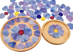 Esweny 12 Flower Stained Glass Mosaic Tiles - Image 7
