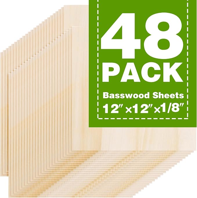 Basswood Sheets 12"x12"x1/8", 3mm Basswood - Image 8