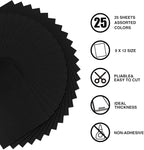9 x 12 Inch Black Foam Sheets Crafts, 2mm Thick. 25 Pack Premium Black Foam - Image 3