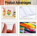 VIGEGU Tulip Cross Stitch Kits for Beginners, Flowers Stamped Cross Stitch for - Image 4