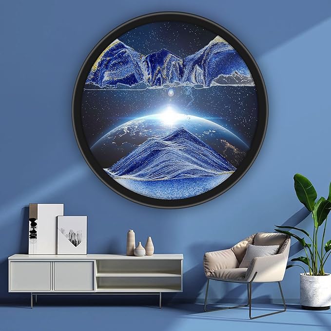 Mtadmai 17.3" Moving Sand Art, 3D Sand Art Pictures Deep Sea Sandscape Living by Unknown