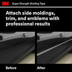 3M Super-Strength Molding Tape, 7/8 in x 15 ft, 1 Roll - Image 6