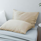Bamboo Viscose Zippered Pillow Cases Standard Size Set of 2, 400 Thread Count - Image 4
