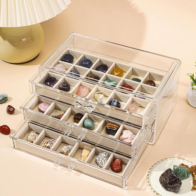 CLUQMEIK Acrylic Rock Collection Display Case - Image 6