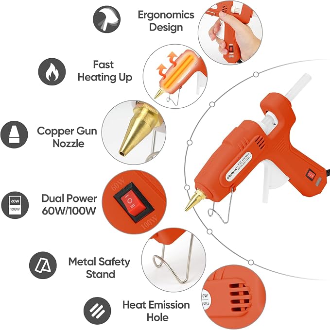 ROMECH Full Size Hot Glue Gun - Image 2